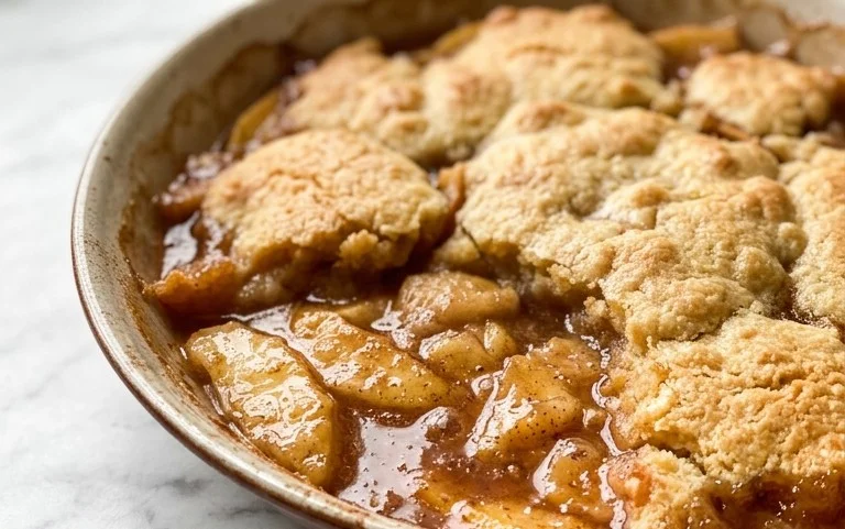 Einfacher Zimt-Apfel-Cobbler: Herbstliche Gemütlichkeit